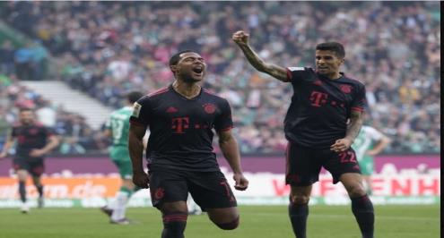 بايرن ميونيخ يعزز صدارته للدوري الألماني بفوز مثير على فيردر بريمن